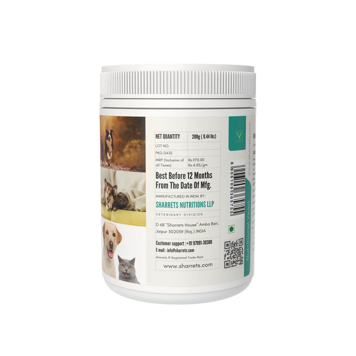 Inactive Dried Nutritional Yeast for Dogs & Cats I Sharrets