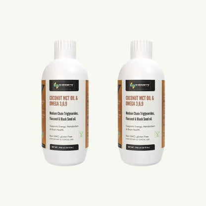 Coconut MCT Oil with Omega 3,6,9 - Sharrets Nutritions LLP