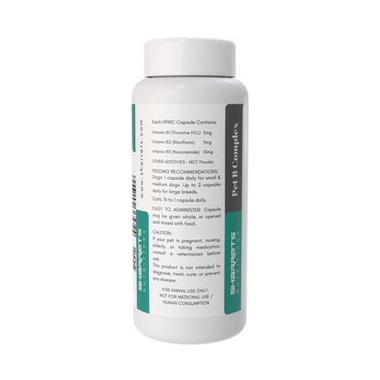 Sharrets Vitamin B Complex Capsules for Dogs and Cats