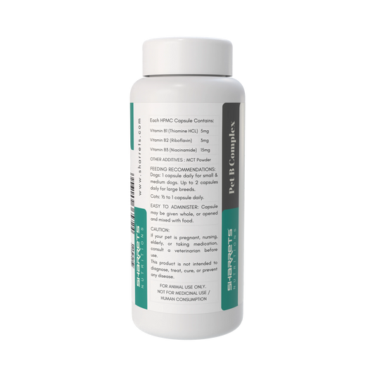 Sharrets Vitamin B Complex Capsules for Dogs and Cats