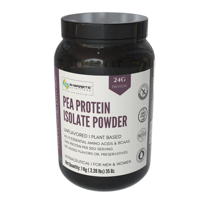 Sharrets Pea Protein Isolate Powder 1kg, Unflavoured, 24g Protein