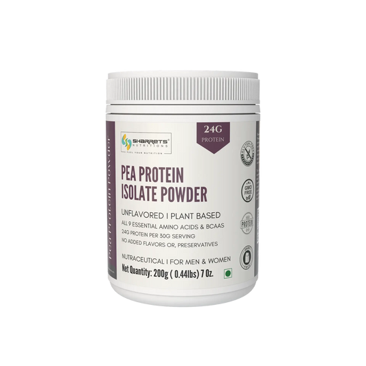 Sharrets Pea Protein Isolate Powder 200g, Unflavoured, 24g Protein
