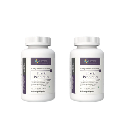 Sharrets Pre & Probiotic Capsules 30 Billion CFU India | 2 x 60 Capsules