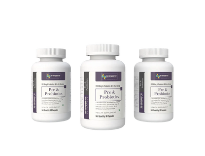 Sharrets Pre & Probiotic Capsules 30 Billion CFU India | 3 x 60 Capsules