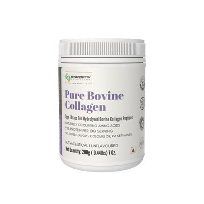 Sharrets Pure Bovine Collagen Peptides Powder 200g – Grass Fed Type I Collagen