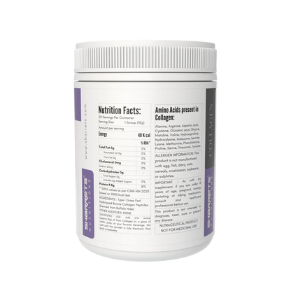 Pure Bovine Collagen Peptides Powder | Grass Fed Type I Collagen