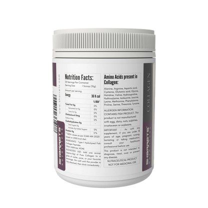 Pure Hydrolyzed Fish Collagen Powder- Sharrets