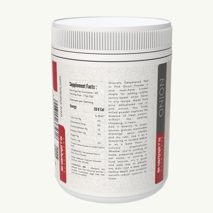 Dehydrated Red or Pink Onion Powder