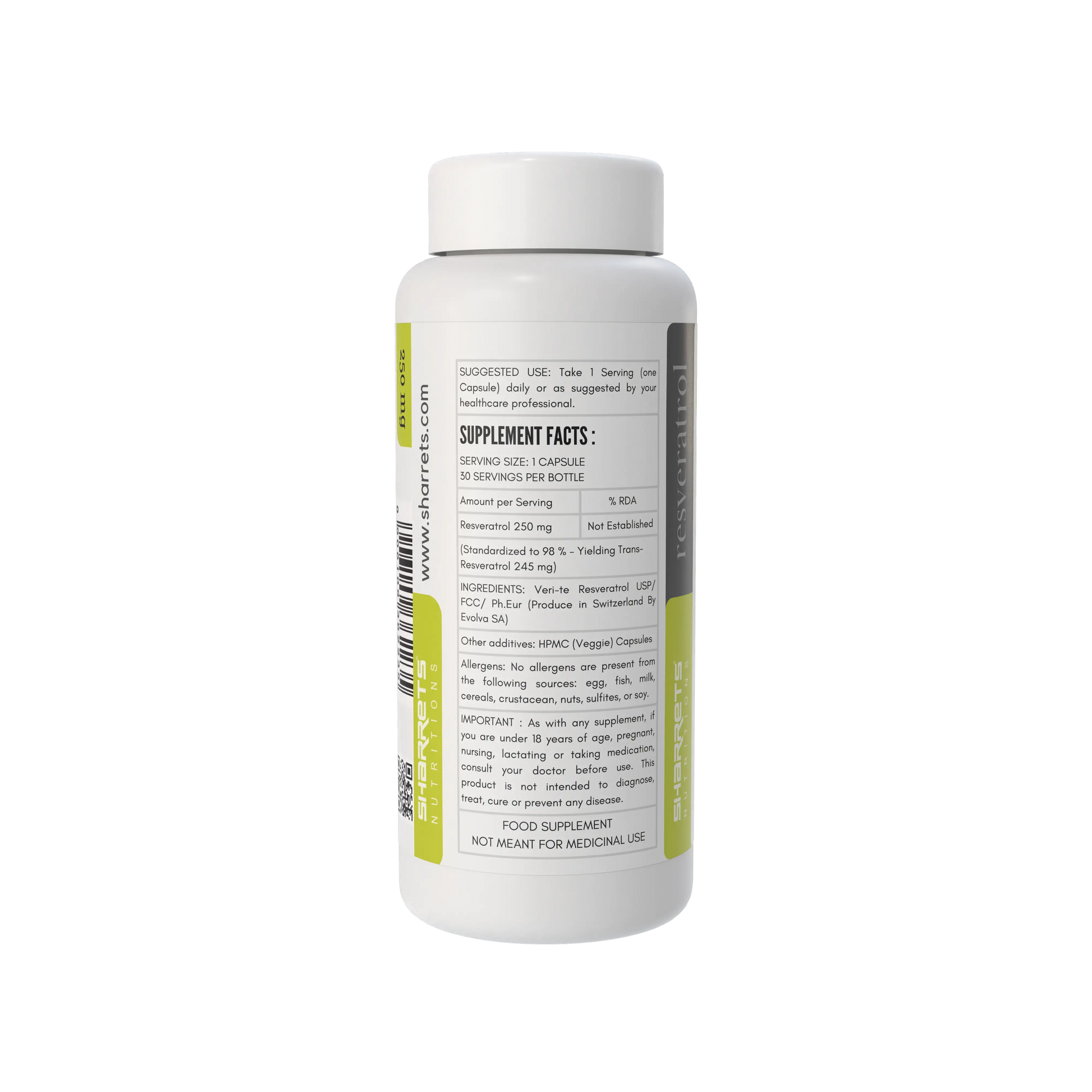Sharrets Resveratrol Supplements