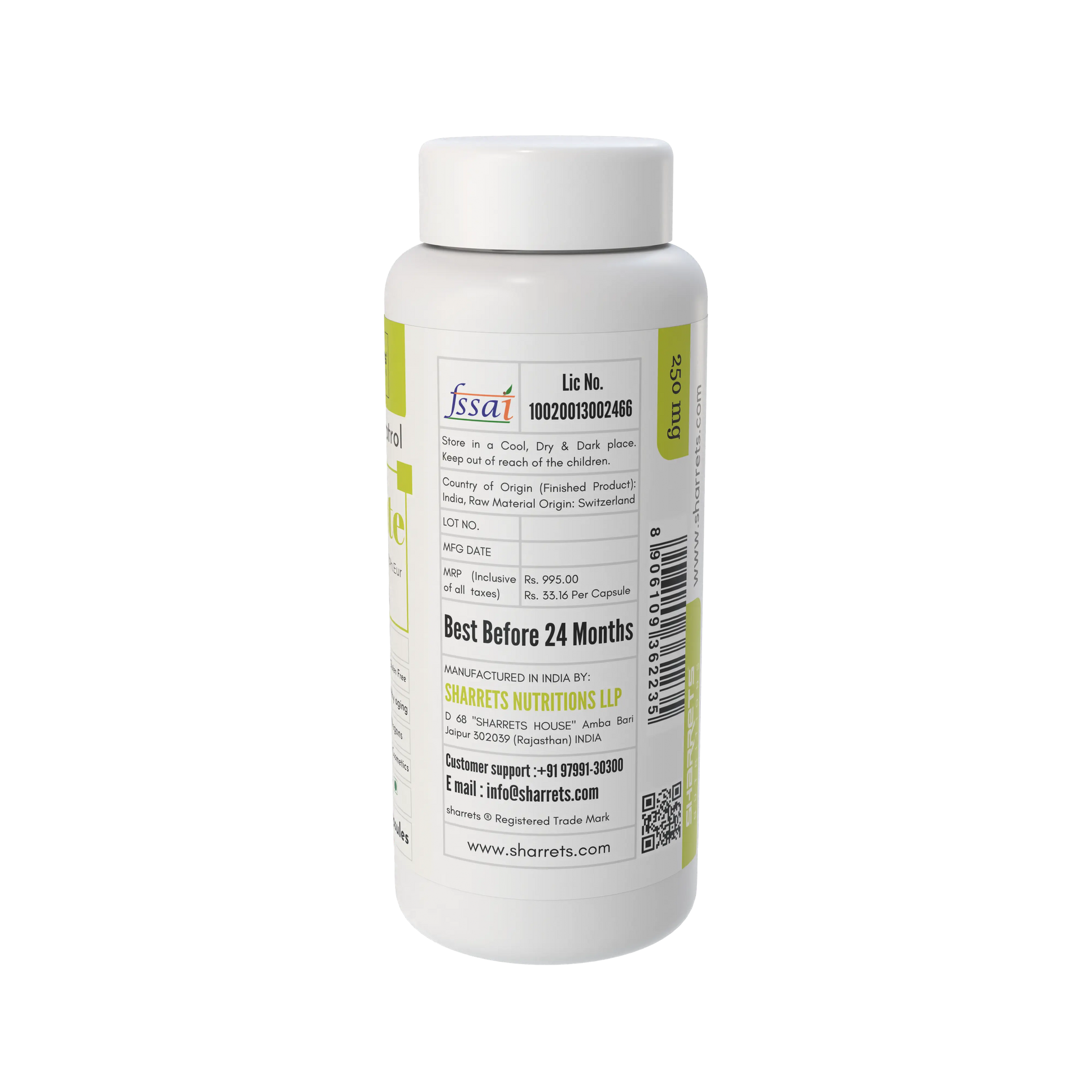 Sharrets Resveratrol Supplements