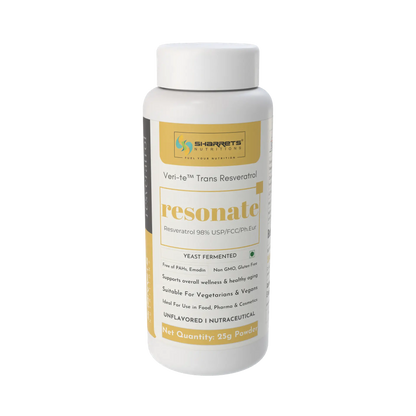 Trans-Resveratrol Powder 98% Pure | Yeast Fermented I Sharrets