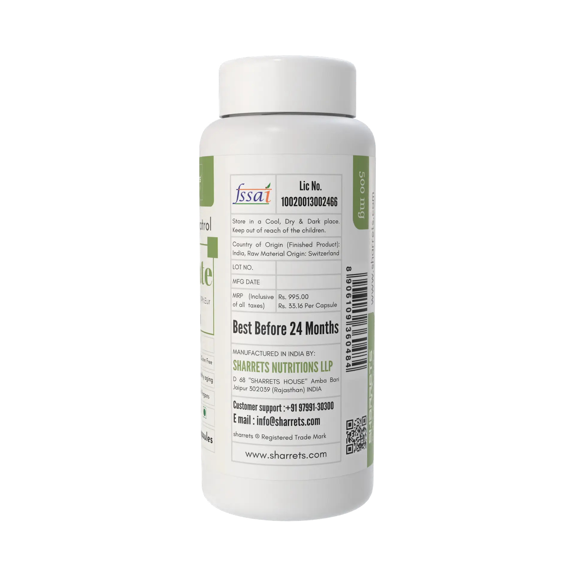 Sharrets Resveratrol Supplements