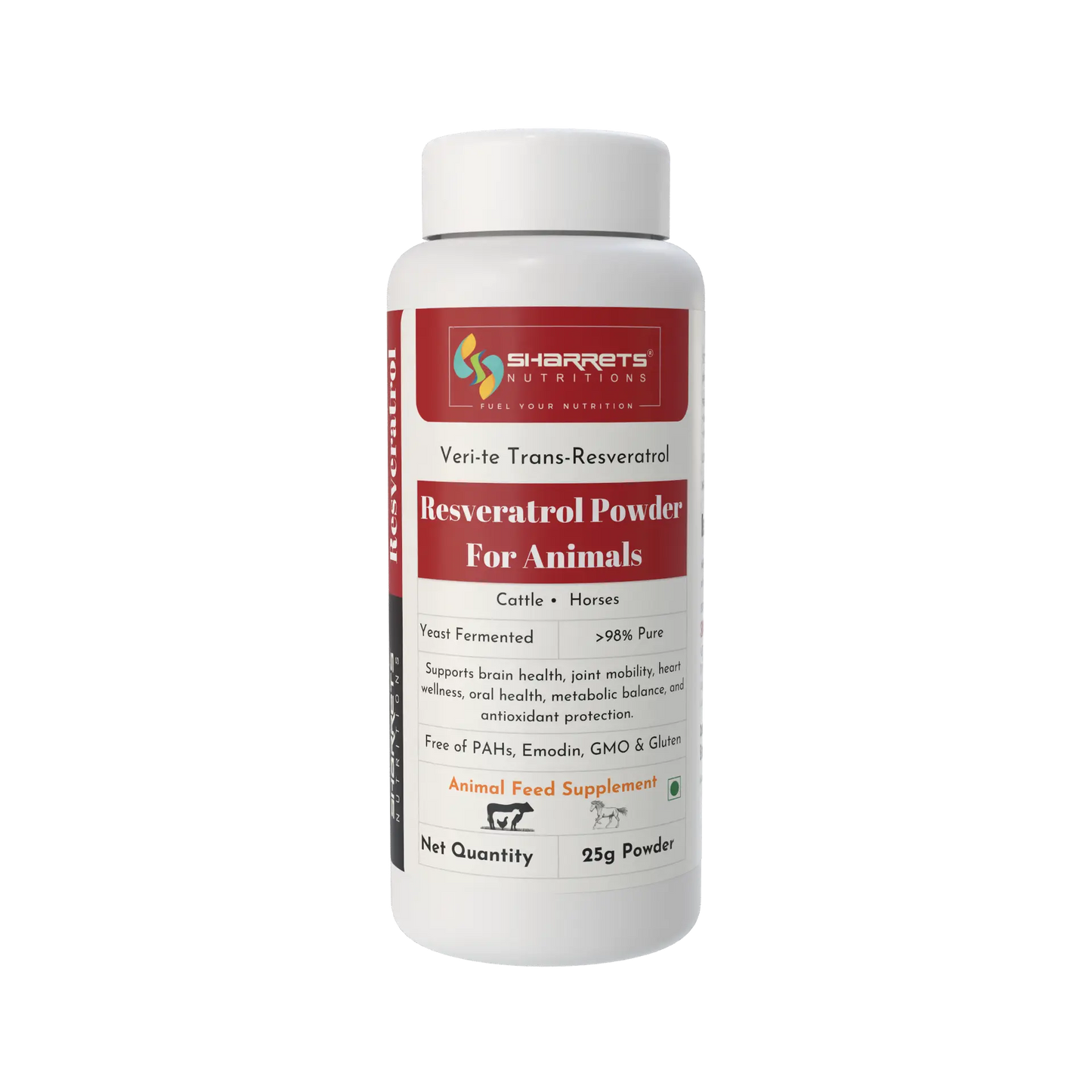 Trans-Resveratrol Powder for Livestock – Antioxidant Feed Supplement for Cattle & Horses