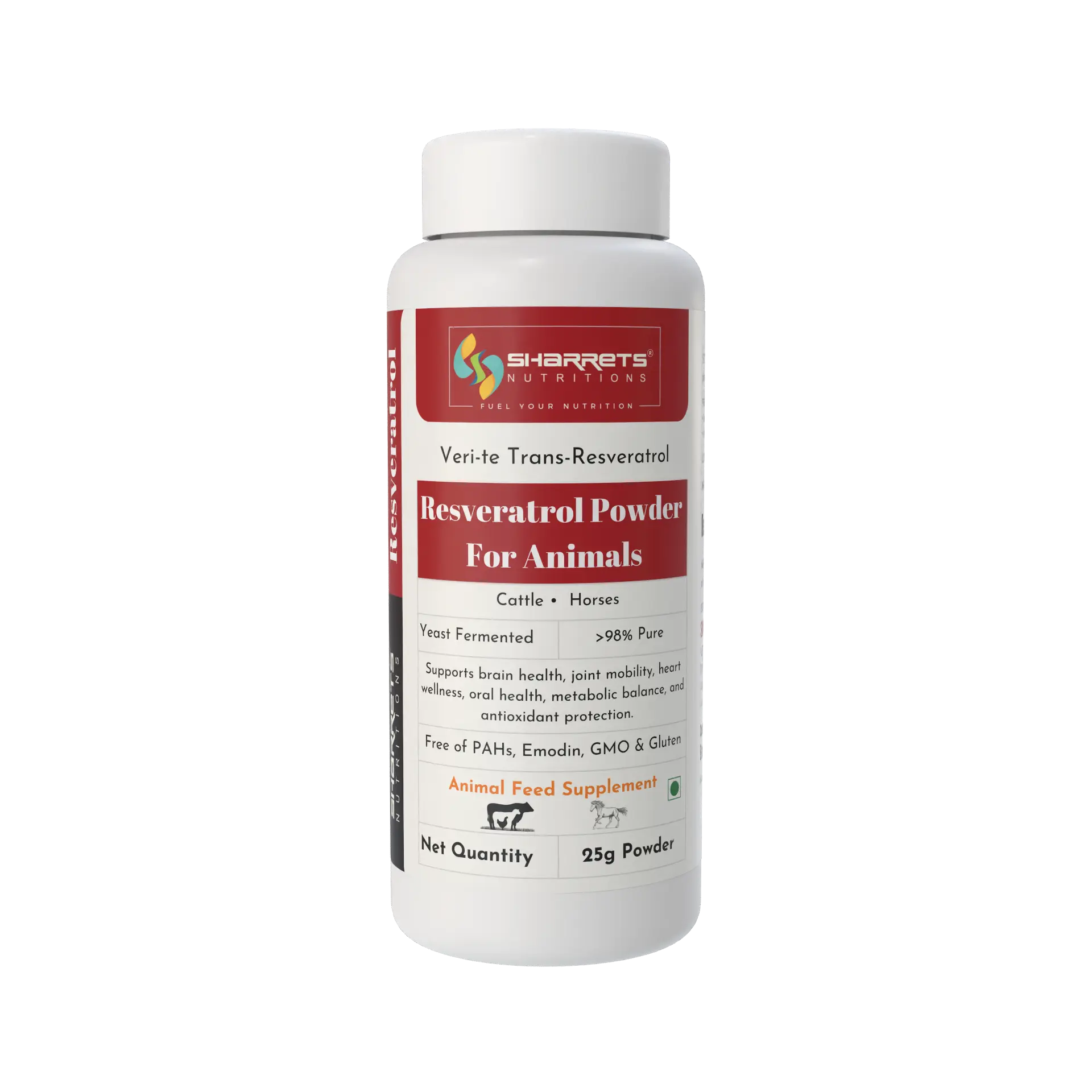 Trans-Resveratrol Powder for Livestock – Antioxidant Feed Supplement for Cattle & Horses