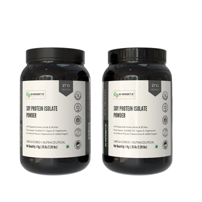 Two packs of Sharrets Soy Protein Isolate Powder 1kg each