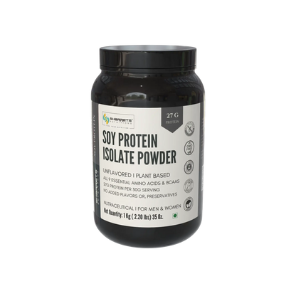 Sharrets Soy Protein Isolate 90% Powder – Unflavored Plant Protein- 1kg