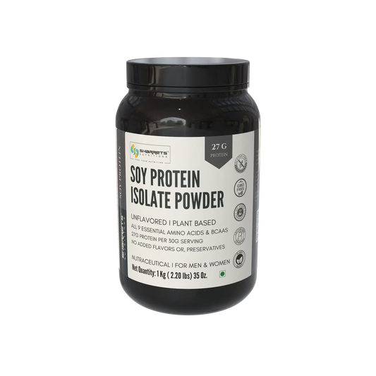 Sharrets Soy Protein Isolate 90% Powder – Unflavored Plant Protein- 1kg