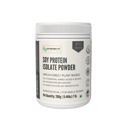 Sharrets Soy Protein Isolate 90% Powder – Unflavored Plant Protein- 200g 