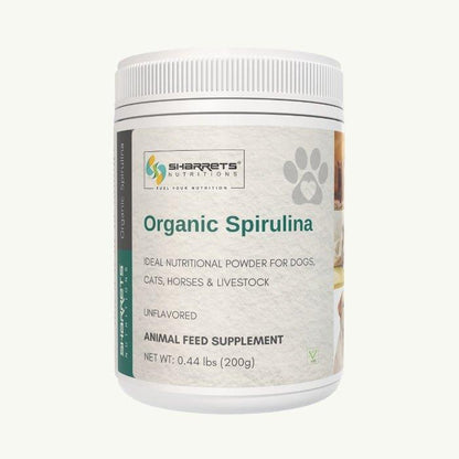 Spirulina Powder Organic for Pets - Sharrets Nutritions LLP