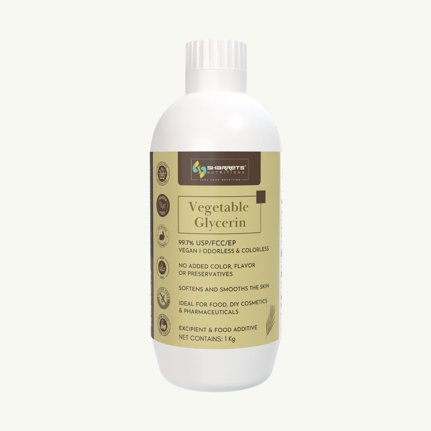 Pure Vegetable glycerin - Sharrets Nutritions