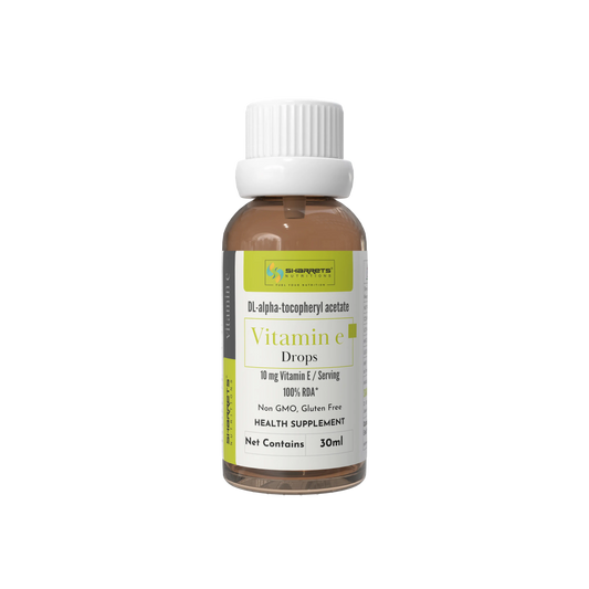 Vitamin E Drops 30ml – 10mg (ICMR RDA) | Sharrets