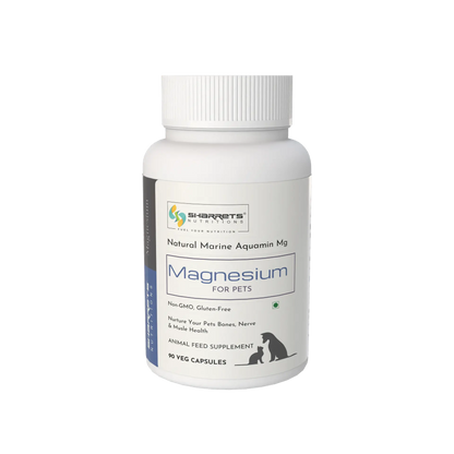 Aquamin magnesium supplement capsules for dogs and cats supporting muscle, nerve and bone health – 90 capsules