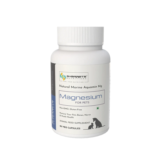 Aquamin magnesium supplement capsules for dogs and cats supporting muscle, nerve and bone health – 90 capsules
