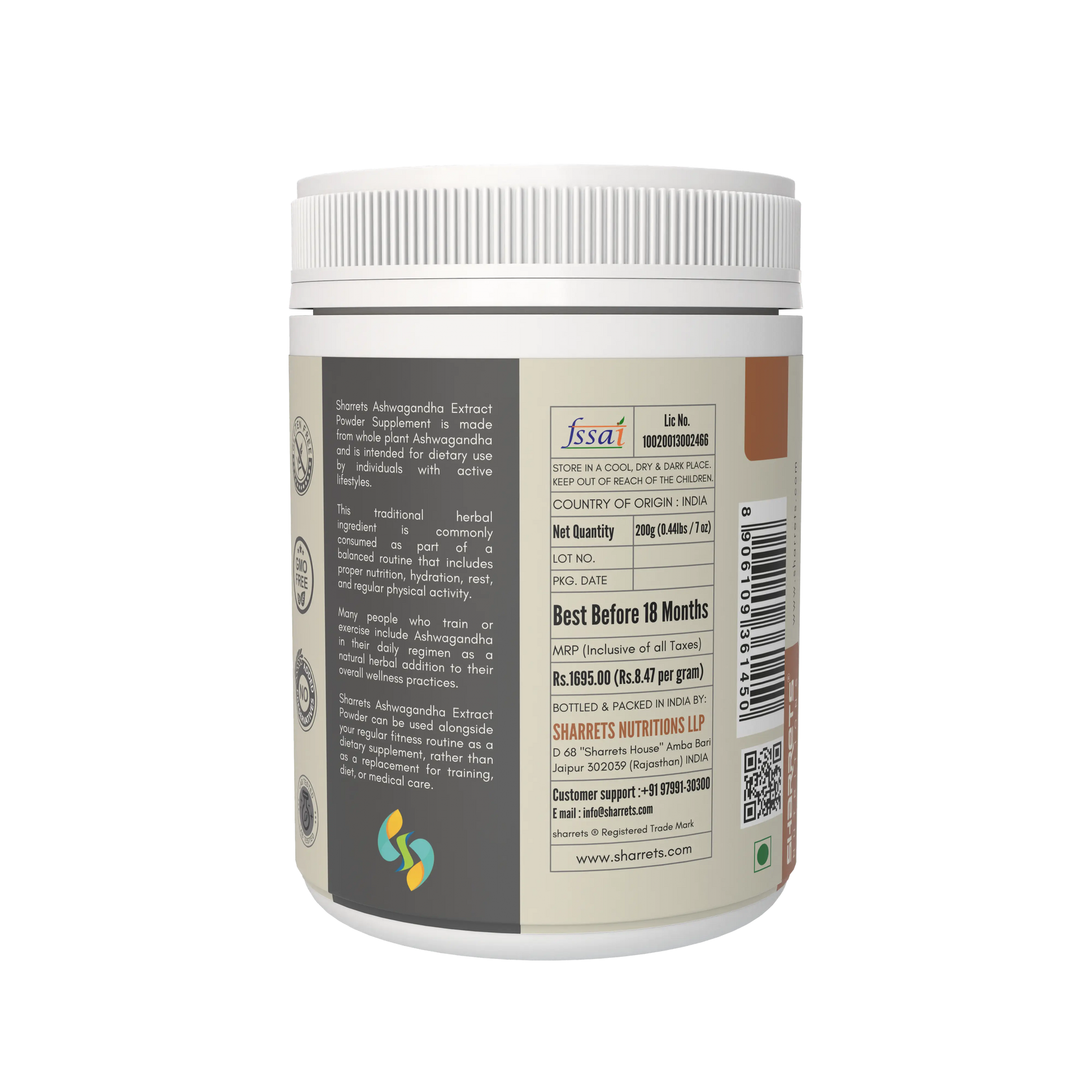 sharrets Ashwagandha Extract Powder for Stress Relief & Energy Boost

Best Ashwagandha Supplement In India