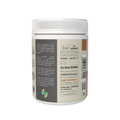 sharrets Ashwagandha Extract Powder for Stress Relief & Energy Boost

Best Ashwagandha Supplement In India