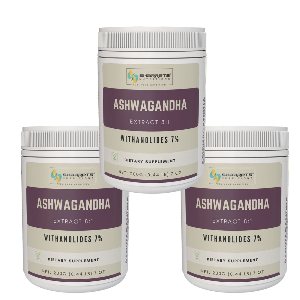 Sharrets Ashwagandha Extract Powder Supplement 