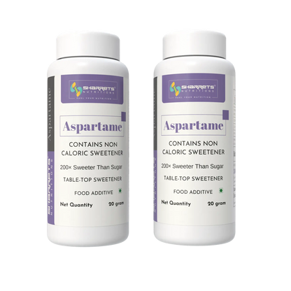 Aspartame zero calorie sweetener powder Sharrets