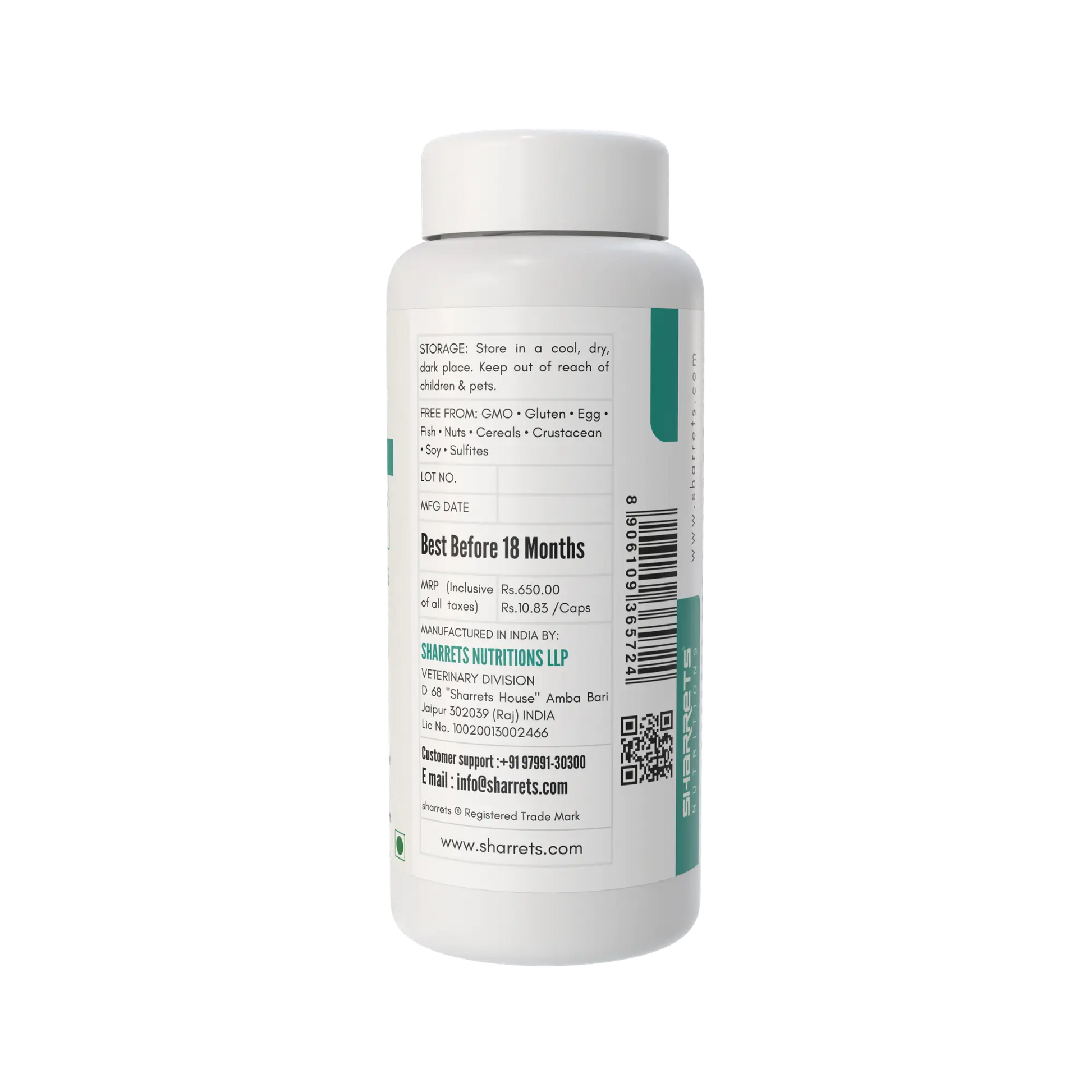 Vitamin B complex capsules for dogs and cats 60 capsules pet vitamin supplement supporting energy metabolism and nerve health