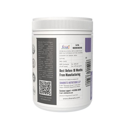 Pure Bovine Collagen Peptides Powder | Grass Fed Type I Collagen