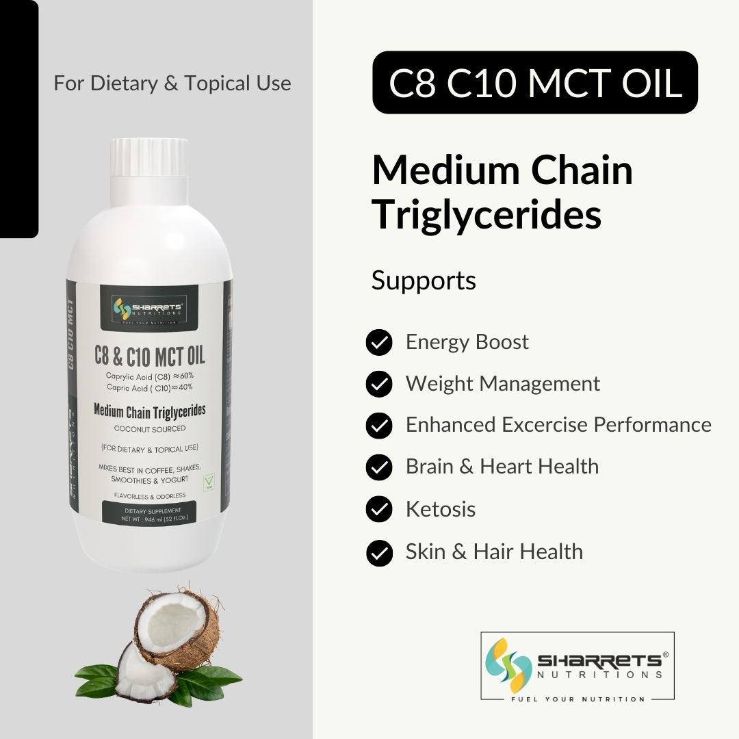 C8 C10 MCT oil - Sharrets Nutritions LLP