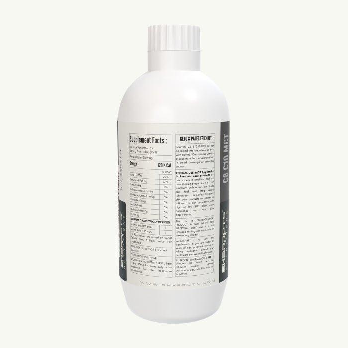 C8 C10 MCT oil - Sharrets Nutritions LLP