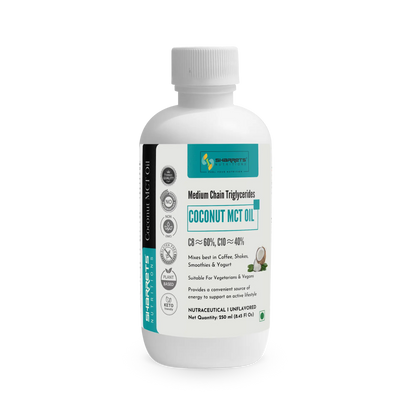 Coconut MCT Oil 60:40 (C8 & C10) – Keto Energy, Brain Fuel & Clean Performance