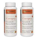 Curcumin piperine supplement capsules