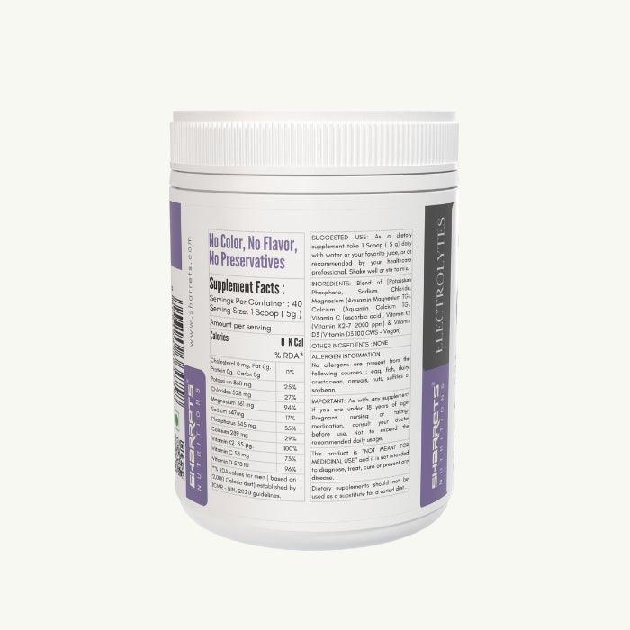 Electrolytes Powder Supplement - Sharrets Nutritions LLP