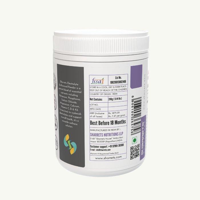 Electrolytes Powder Supplement - Sharrets Nutritions LLP