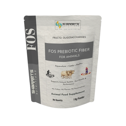 FOS Prebiotic Fiber for Animals – Gut Health Support for Poultry, Cattle & Aquaculture