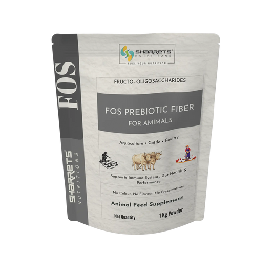 FOS Prebiotic Fiber for Animals – Gut Health Support for Poultry, Cattle & Aquaculture