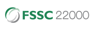 FSSC 22000 logo with green and gray colors - Sharrets nutritions