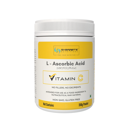 L Ascorbic Acid Vitamin C powder USP food and pharma grade 350g bottle