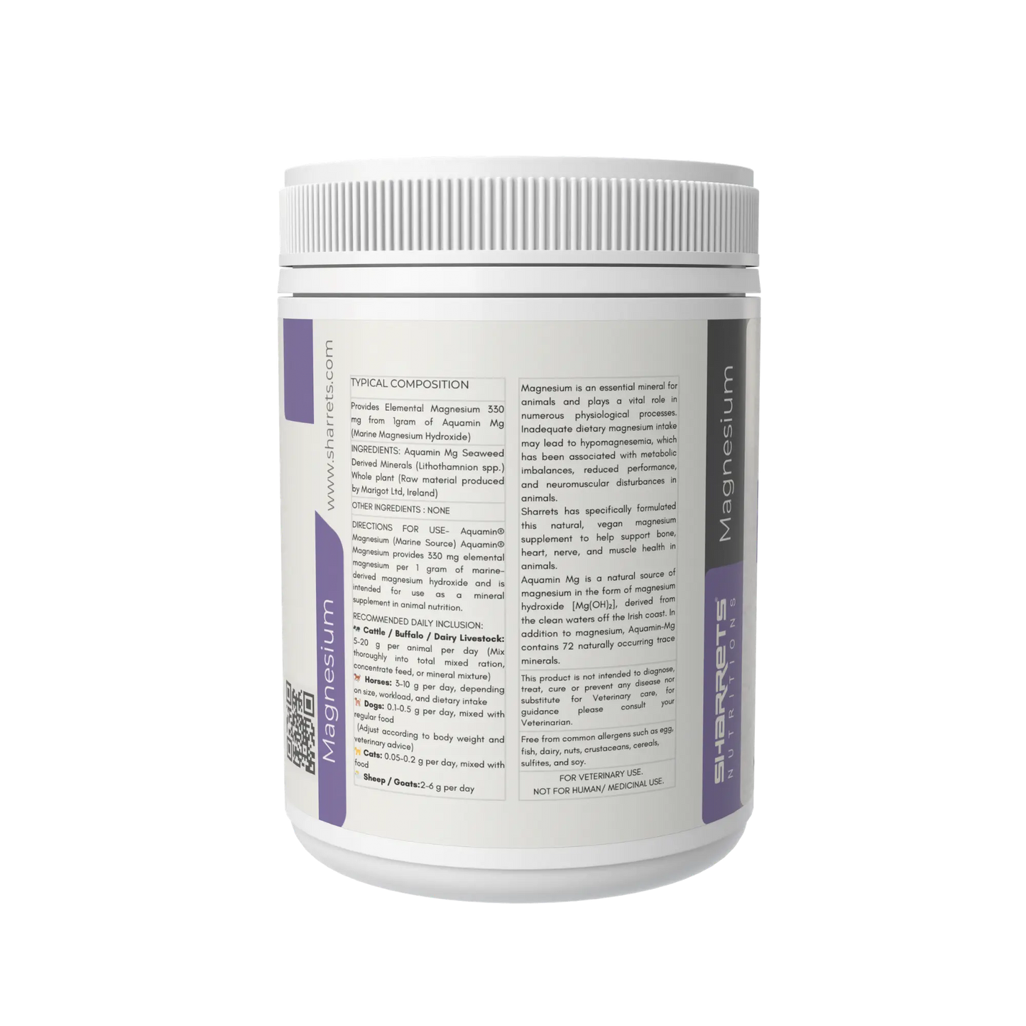 Magnesium Powder for Horses & Livestock – Aquamin® Marine Magnesium 300g