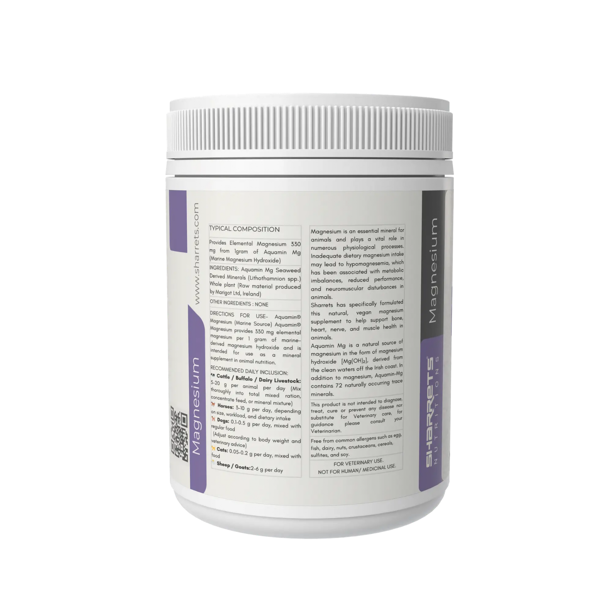 Magnesium Powder for Horses & Livestock – Aquamin® Marine Magnesium 300g