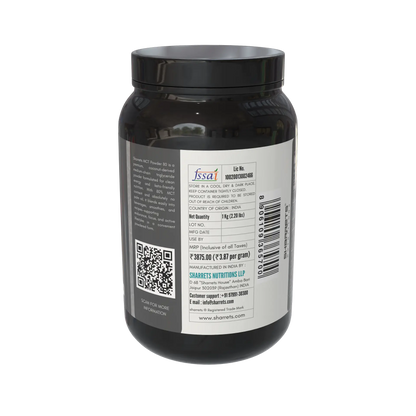 Sharrets MCT Powder 80 1kg supplement container C8 caprylic acid C10 capric acid MCT powder