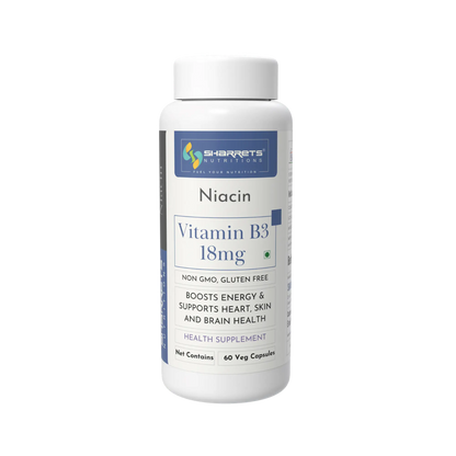 Vitamin B3 (Niacin) 18 mg Capsules – Supports Energy, Skin & Metabolism