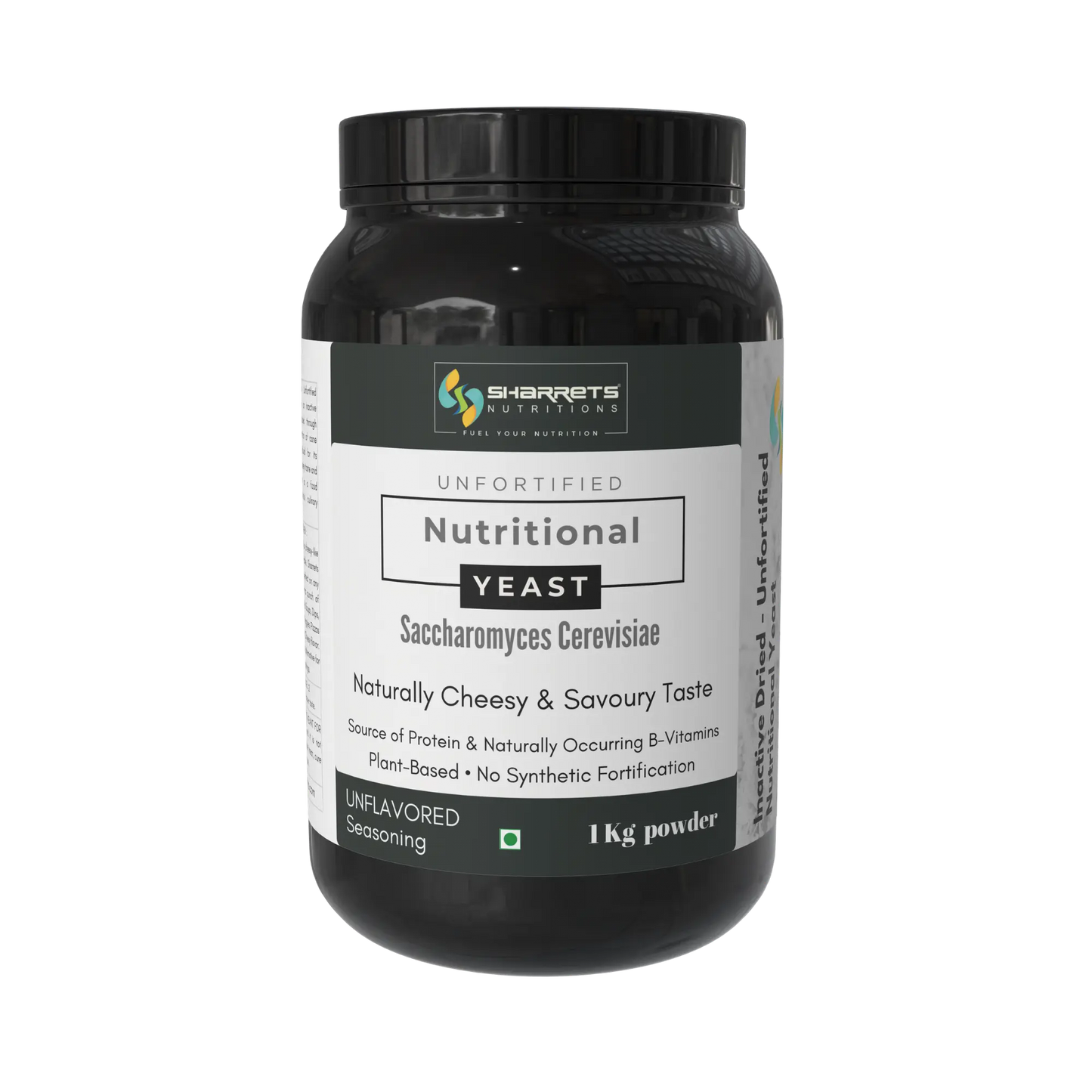 Sharrets Nutritions Premium Unfortified Nutritional Yeast in India – Pure & Natural & Vegan -1kg