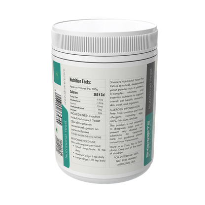 Nutritional yeast powder for dogs and cats 200g inactive dried yeast supporting skin coat digestion and energy