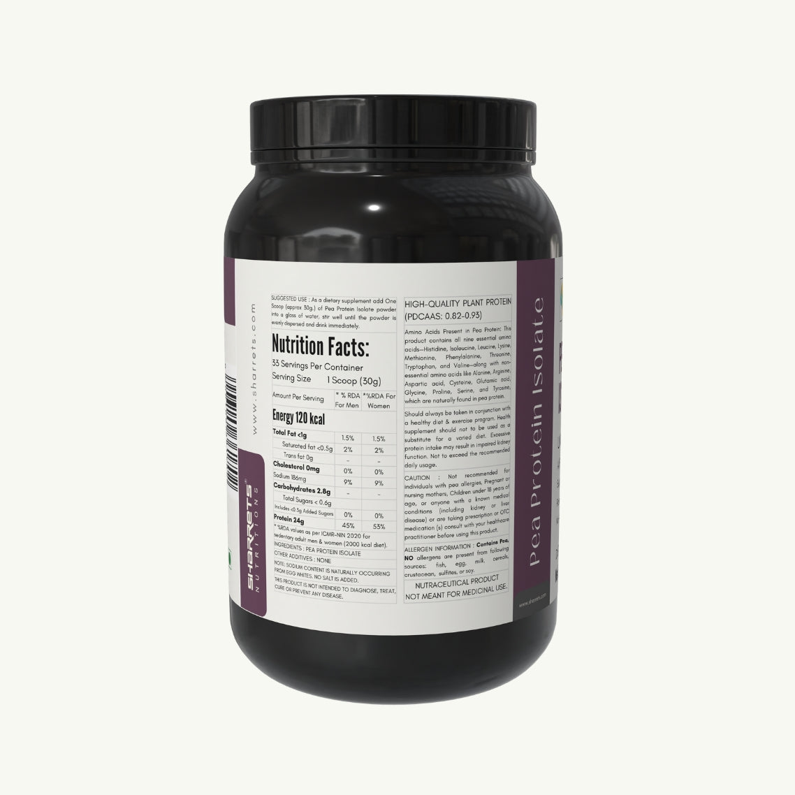 Sharrets Pea Protein Powder Isolate 